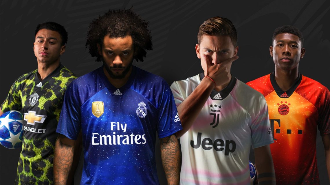 Asensio, Carvajal, Odriozola y Casemiro presentan la 5º equipación del Real Madrid, exclusiva en FIFA 19