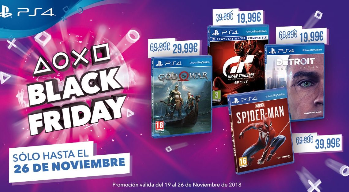 Las ofertas de Black Friday continúan con PlayStation VR a 199,99 € y grandes descuentos en exclusivos de PS4