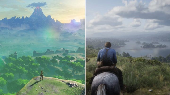 Comparan los mundos de Red Dead Redemption 2 y The Legend of Zelda: Breath of the Wild