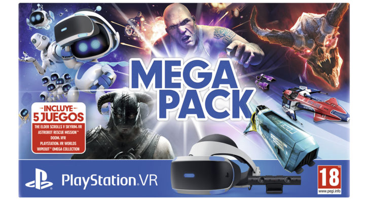 PlayStation anuncia el Mega Pack PlayStation VR con cinco grandes videojuegos