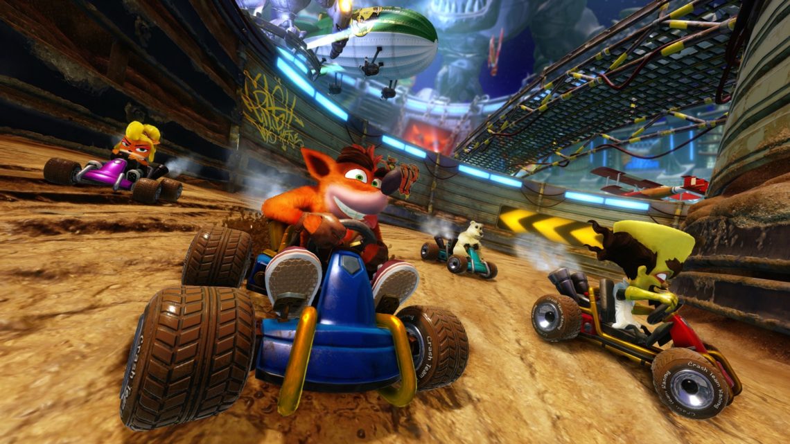 Crash Team Racing Nitro-Fueled se exhibe en un frenético y divertido gameplay