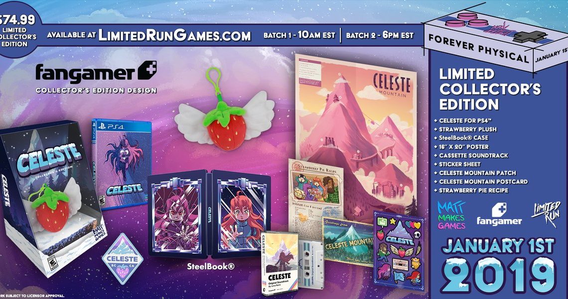 Limited Run Games muestra los contenidos de la edición coleccionista de Celeste