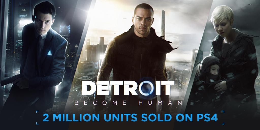 Detroit: Become Human supera las dos millones de copias vendidas desde su lanzamiento