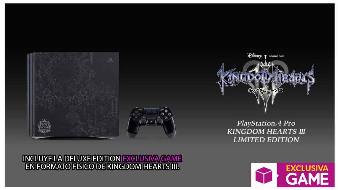 La PS4 Pro Edición Especial de Kingdom Hearts III será exclusiva