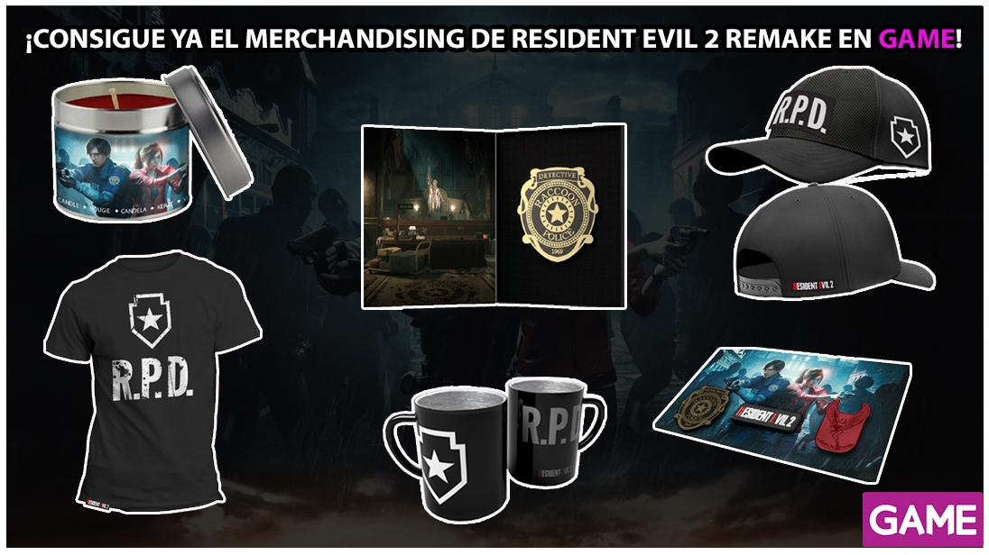 GAME revela el aterrador merchandising disponible de Resident Evil 2