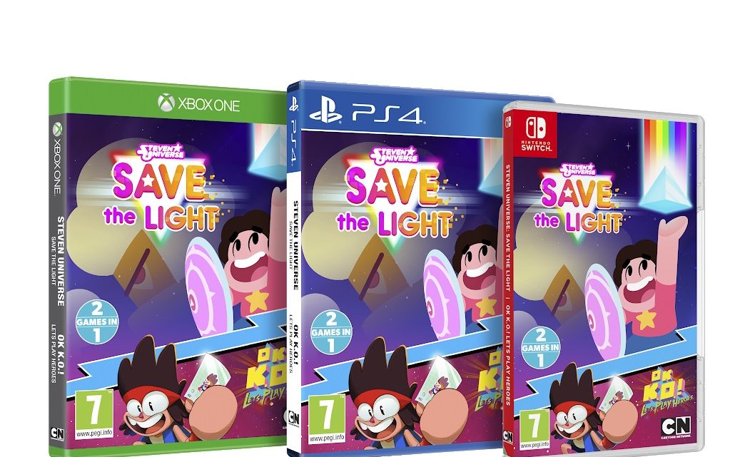 Anunciado el pack doble Steven Universe: Salva la Luz & ¡OK K.O.! Quiero ser un Héroe para PS4, Switch y Xbox One