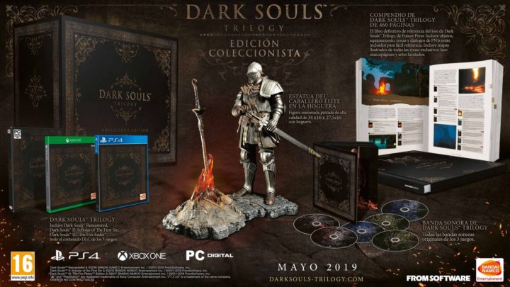 Bandai Namco anuncia la edición coleccionista de Dark Souls Trilogy valorada en 499,99€