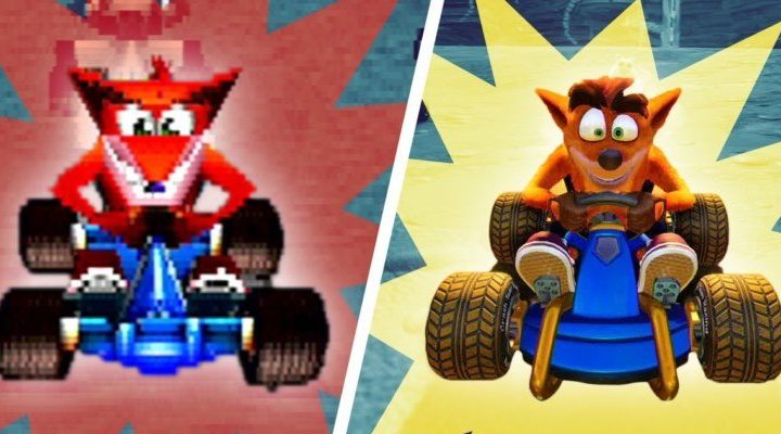 Nuevo gameplay compara Crash Team Racing Nitro-Fueled con el título original