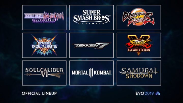 Anunciada la lista oficial de juegos que habrá en el EVO 2019