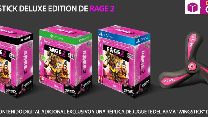 La ‘Wingstick Deluxe Edition’ de RAGE 2 se venderá únicamente en GAME