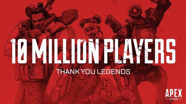 Apex Legends supera los 10 millones de jugadores