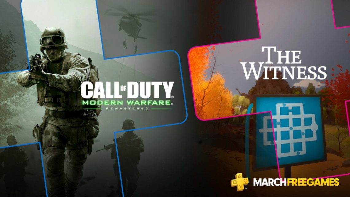 Call of Duty: Modern Warfare Remastered y The Witness, juegos gratuitos de PS Plus en marzo