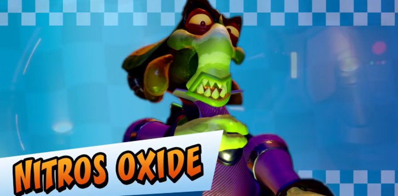 Nitros Oxide confirma su presencia en el plantel de Crash Team Racing Nitro-Fueled