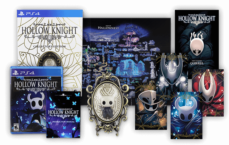 Así luce la espectacular Edición Coleccionista de Hollow Knight para PlayStation 4, Switch y PC