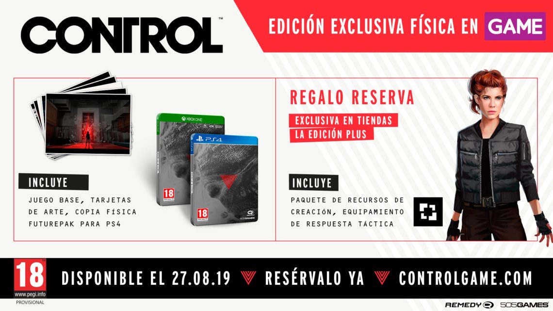 GAME venderá en exclusiva la Deluxe Edition de Control