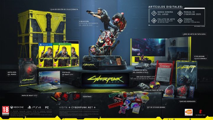 E3 2019 | Confirmados los contenidos oficiales de las ediciones de Cyberpunk 2077