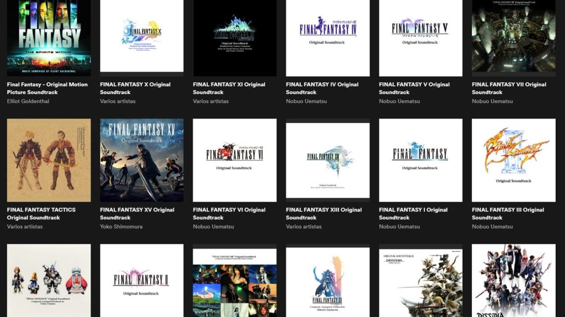 Las Bandas Sonoras originales de toda la saga Final Fantasy llega a Spotify