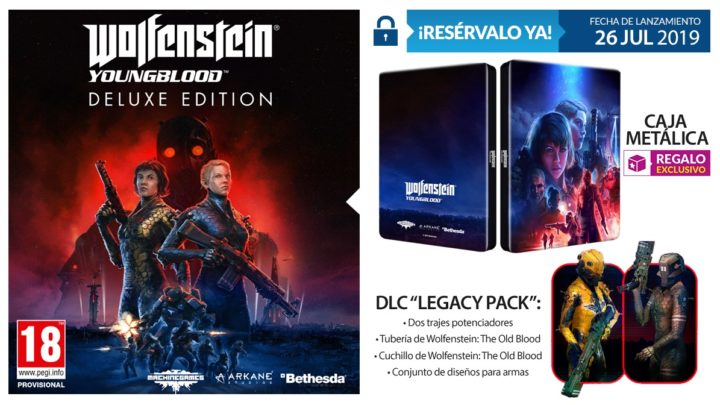 Llévate una preciosa caja metálica al reservar Wolfenstein: Youngblood en GAME