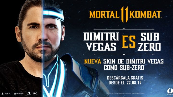 El DJ Dimitri Vegas presta su aspecto al personaje Sub-Zero de Mortal Kombat 11