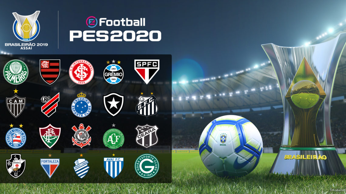 Konami anuncia nuevas licencias de equipos y competiciones de Brasil para eFootball PES 2020