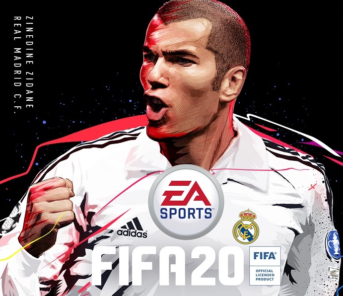 Zidane protagoniza la fantástica portada de la edición Ultimate de FIFA 20