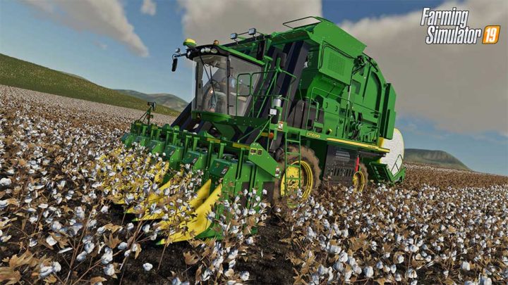 Ya disponible el contenido John Deere Cotton para Farming Simulator 19