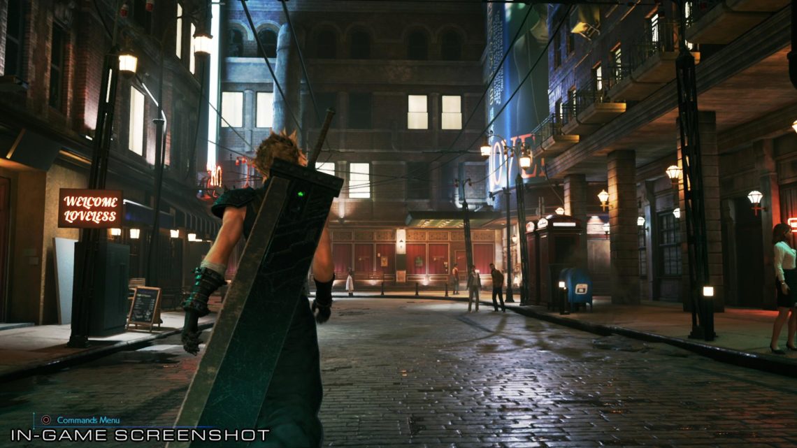 Final Fantasy VII Remake muestra las calles del Sector 8 en una nueva comparativa