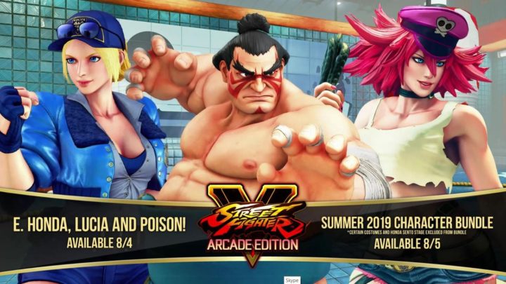 Honda, Lucia y Poison llegan a Street Fighter V Arcade en agosto