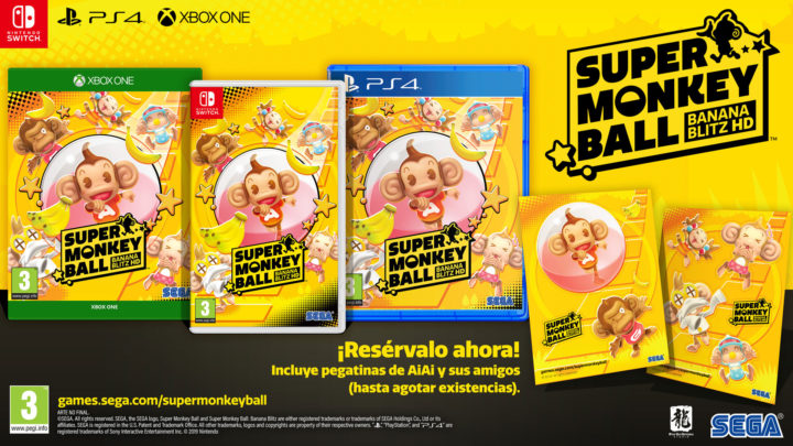 Anunciada la campaña de reserva de Super Monkey Ball: Banana Blitz HD