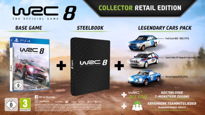 WRC 8 presenta su Collector Retail Edition