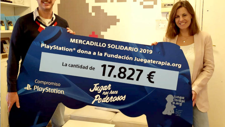PlayStation recauda 17.827€ para Juegaterapia en su reciente Mercadillo Solidario