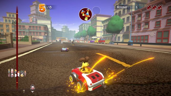 Microids comparte nuevas imágenes oficiales de Garfield Kart: Furious Racing