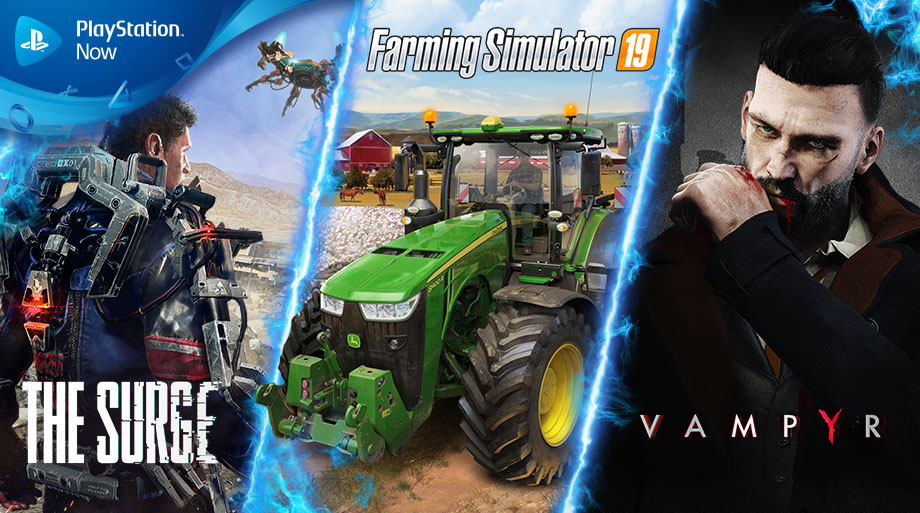 The Surge, Farming Simulator 19 y Vampyr  llegan en septiembre a PlayStation Now