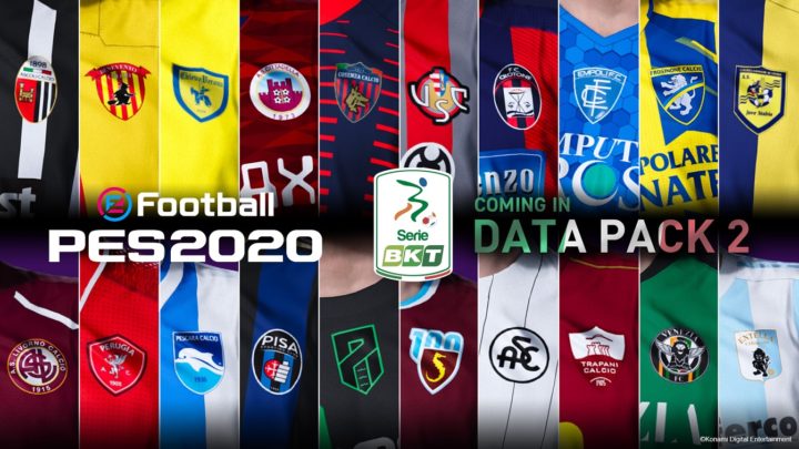 Konami anuncia que eFootball PES 2020 tendrá la licencia completa de la Serie B de Italia
