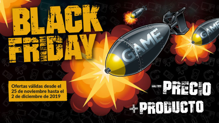 GAME anuncia todas sus ofertas por el Black Friday 2019. Disponibles hasta el 2 de diciembre