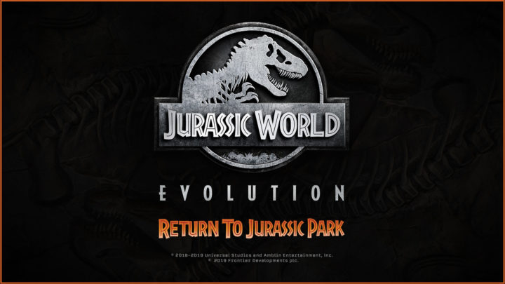 Return to Jurassic Park, nuevo DLC de Jurassic World Evolution, llegará el 10 de diciembre