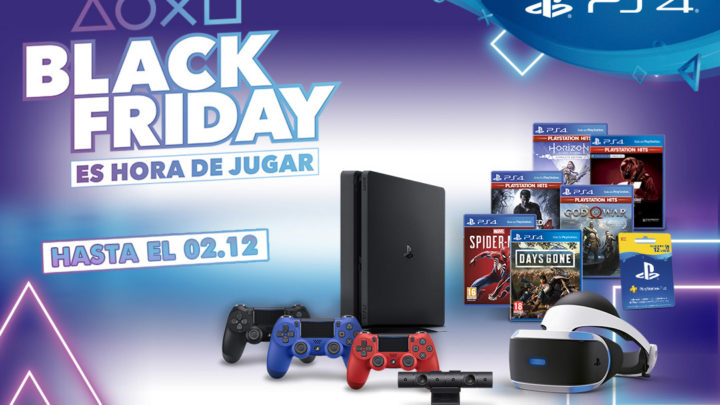 PlayStation rebaja PS4 a 199,99€ así como juegos y periféricos por el Black Friday