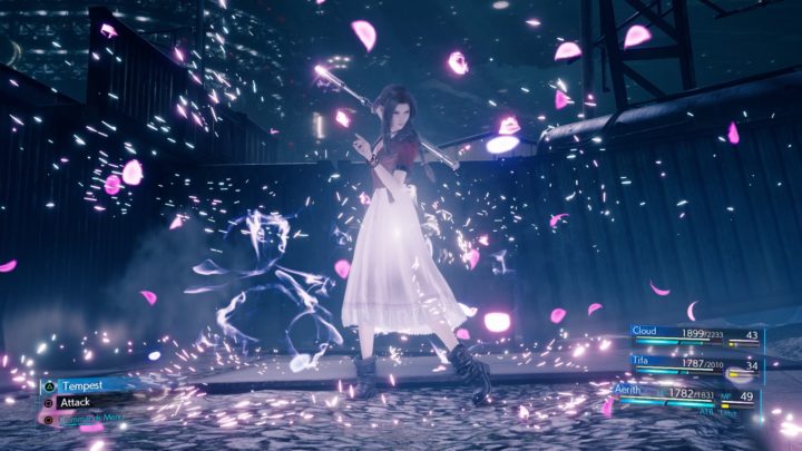 Aeris muestra su potencial en la batalla en una nueva galería de imágenes de Final Fantasy VII Remake
