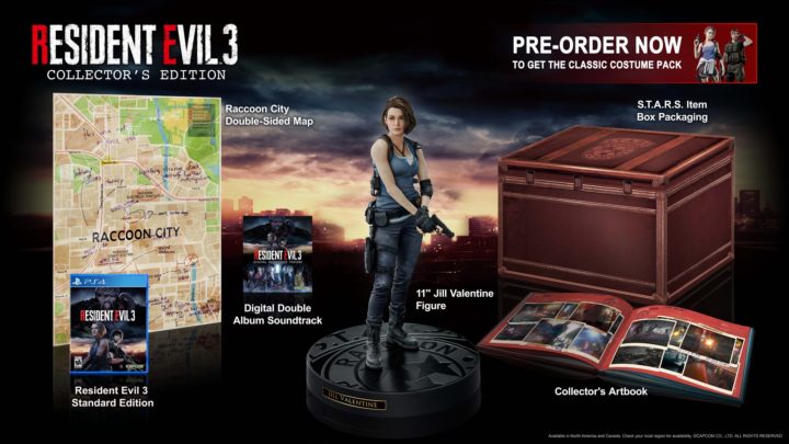 Capcom confirma los contenidos de la increíble edición coleccionista de Resident Evil 3