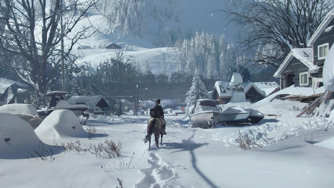 Naughty Dog felicita la Navidad compartiendo una nueva ilustración invernal de The Last of Us Parte II