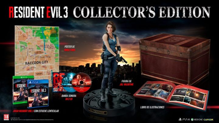 Así es la edición coleccionista de Resident Evil 3 que llegará a España