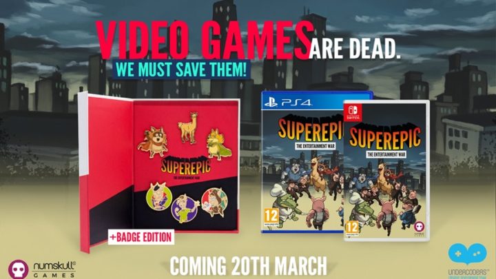 SuperEpic: Collector’s Edition anuncia una edición física para PlayStation 4 y Nintendo Switch