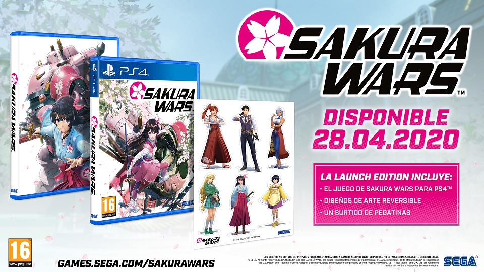 Sakura Wars se lanzará en Europa el 28 de abril para PS4. Descubre los contenidos de la ‘Launch Edition’