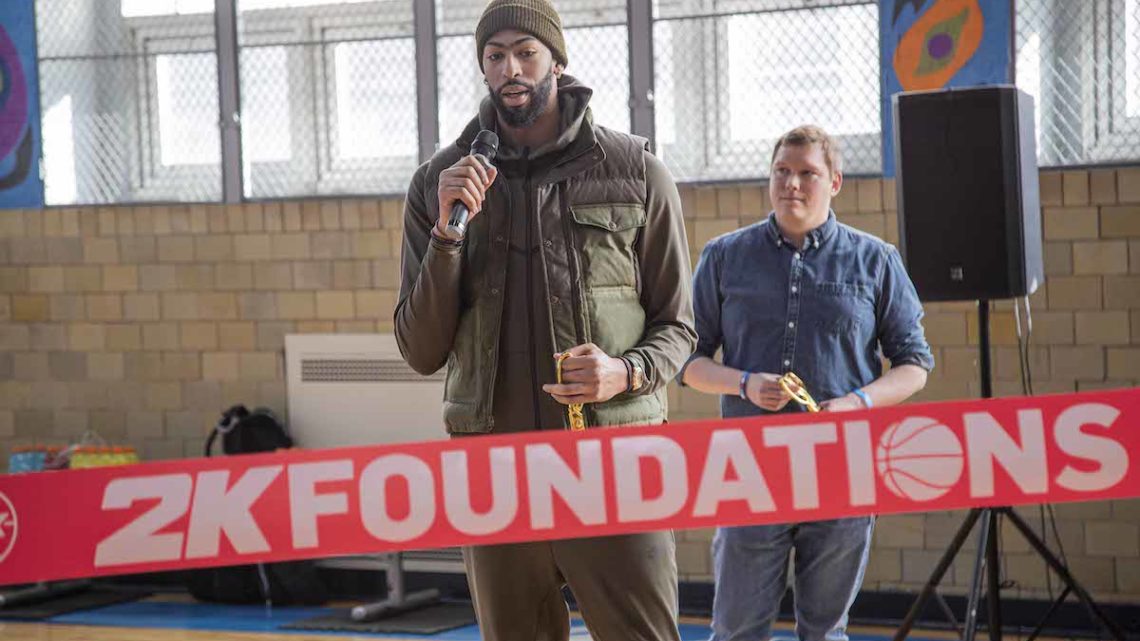 2K Foundations y Anthony Davis presentan la renovación de una cancha en Chicago