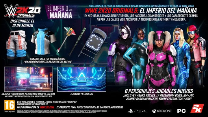 WWE 2K20 Originals: El Imperio del Mañana ya está disponible