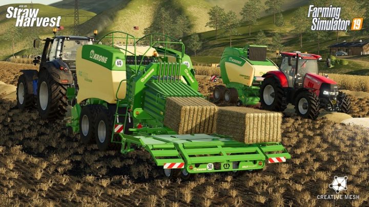 Disponible el complemento Straw Harvest para Farming Simulator 19