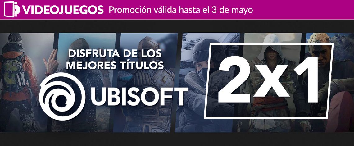 GAME anuncia una fantástica promoción 2×1 en videojuegos de Ubisoft