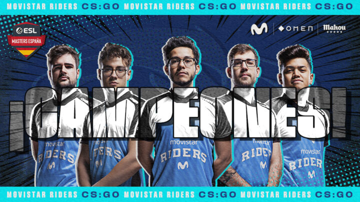 Movistar Riders CS:GO se alza campeón de ESL Masters España