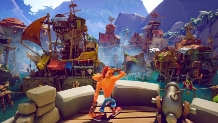 Crash Bandicoot 4: It’s About Time muestra en gameplay un nivel de temática pirata