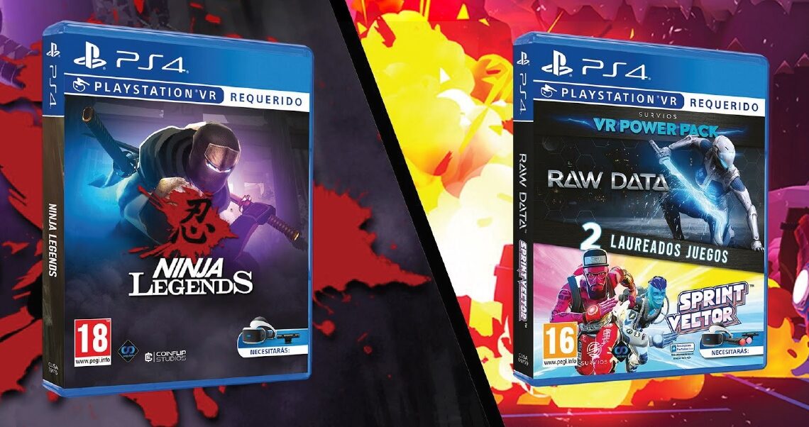 Ninja Legends y Raw Data / Sprin Vector para PlayStation VR confirman edición en formato físico